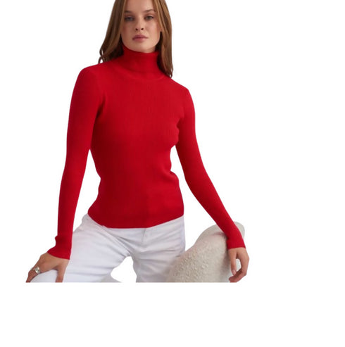 Portable One Size Polo neck Sweater